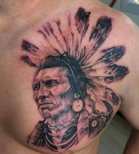Ethnic Native American - Marcus Judd Native American Portrait